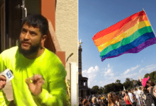 спалення ЛГБТ-прапору