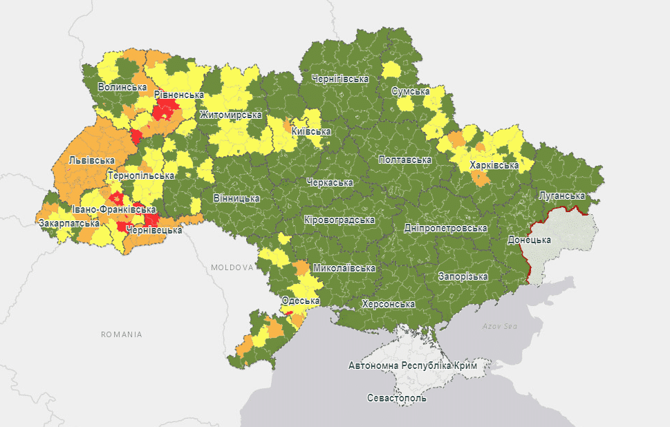 карантинні зони