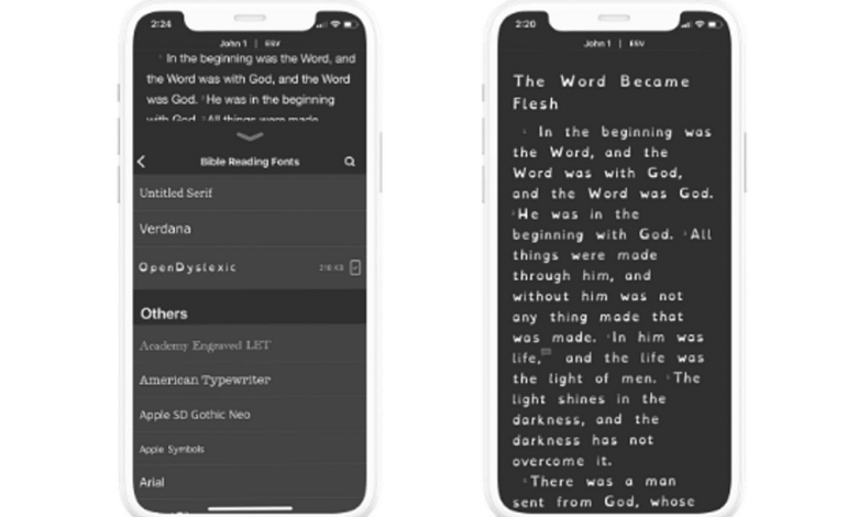 шрифт opendyslexic