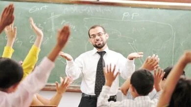 Учитель со своими учениками