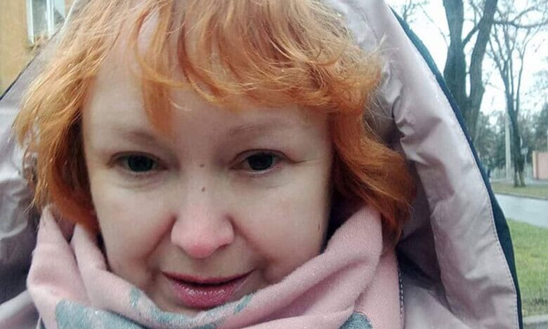 с жительницей Мариуполя