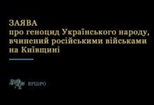 факты геноцида украинского народа