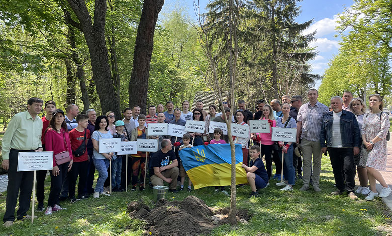 висадка алеї