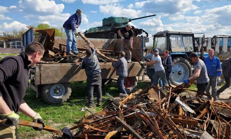 На освобежденной Сумщине