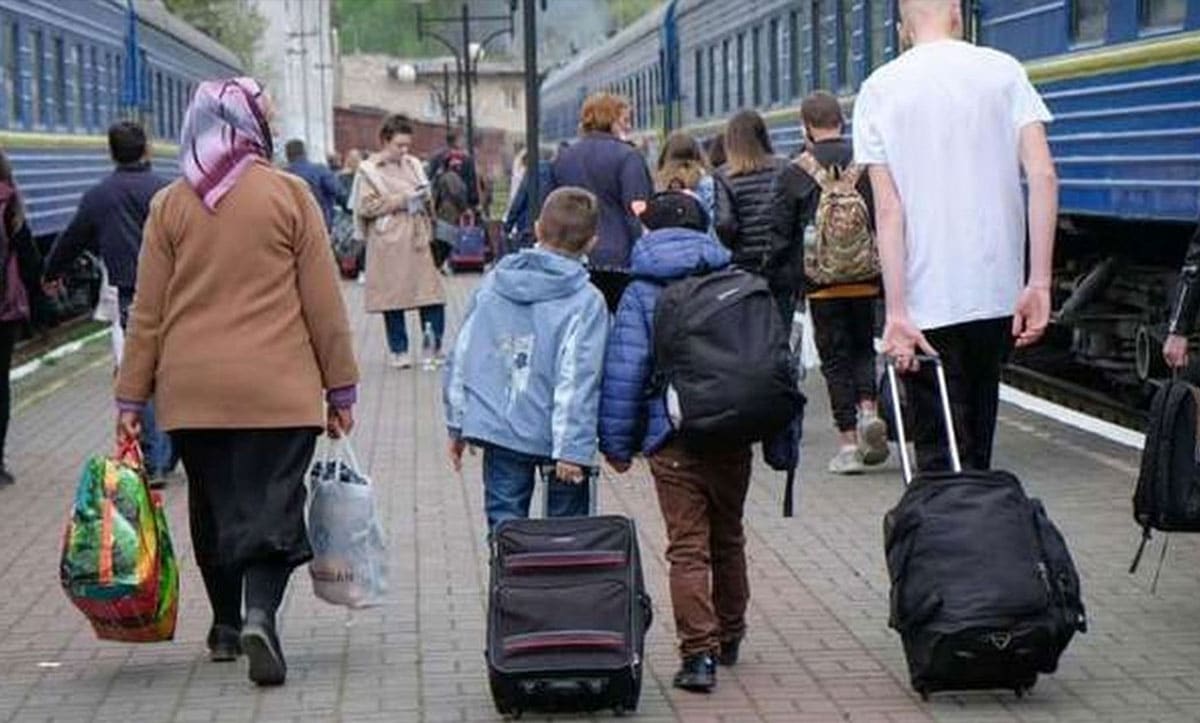 Кількість біженців з України