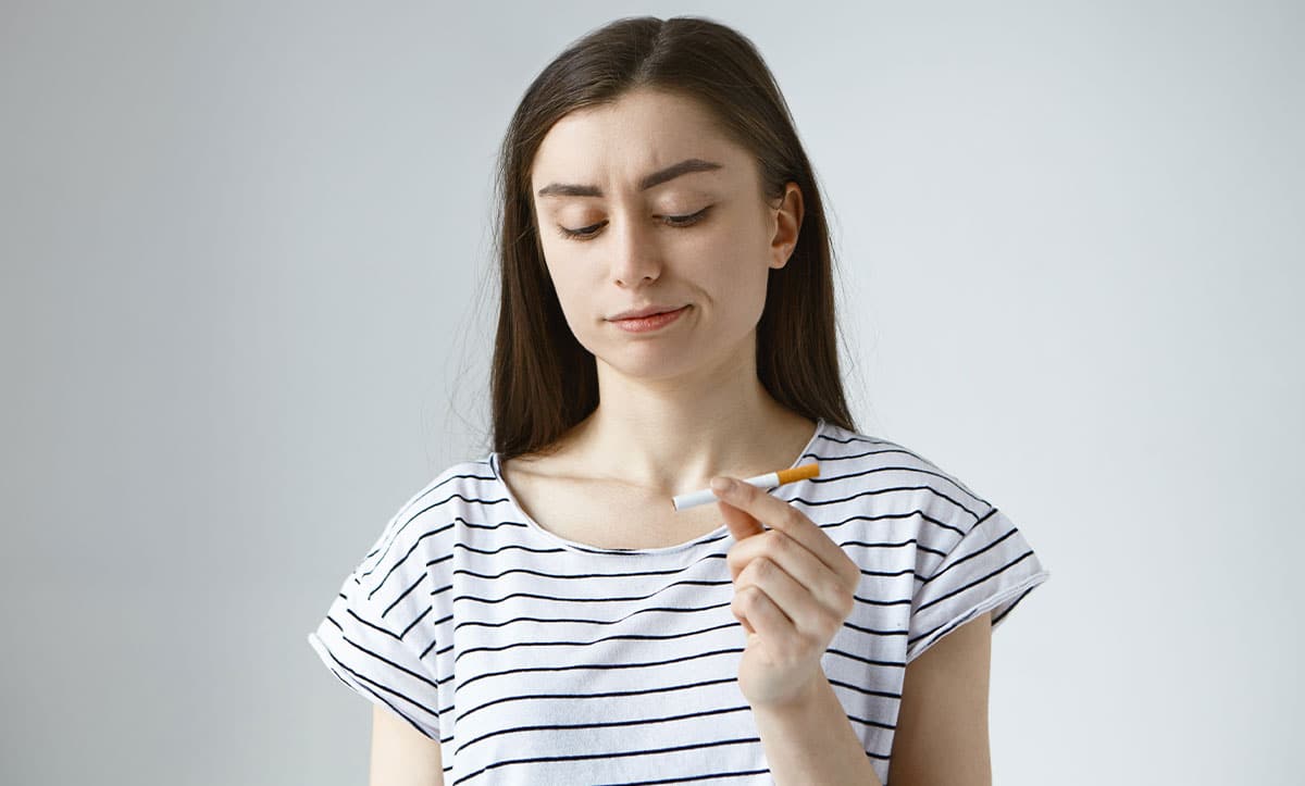 вплив сигарет на мозок жінки