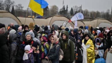 Українських біженців у Європі