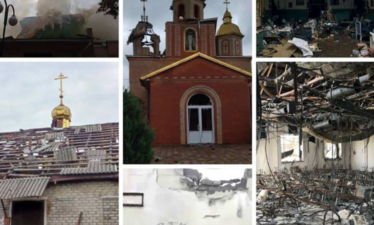 ушкоджені релігійні споруди