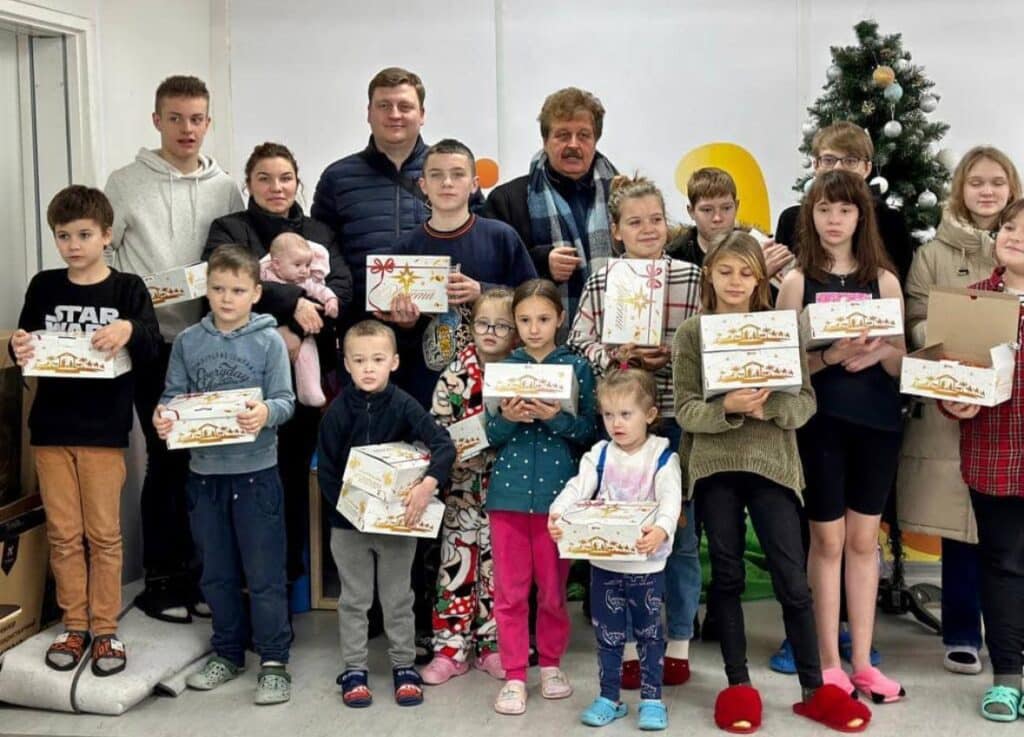 Президент християнської організації «Місія Євразія» подарував генератор громаді Ірпеня