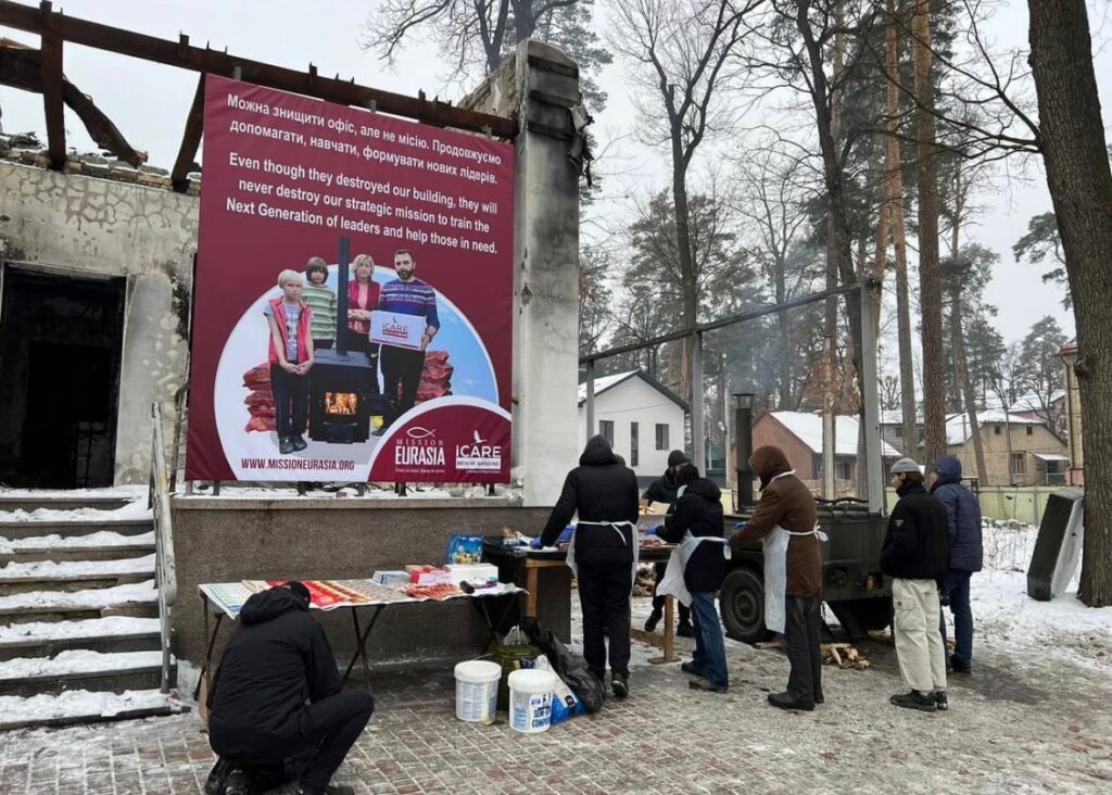 Президент християнської організації «Місія Євразія» подарував генератор громаді Ірпеня
