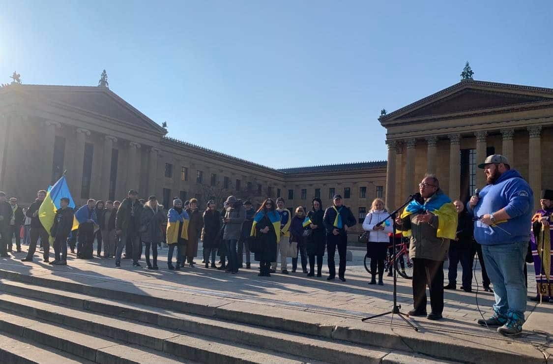 В центрі Філадельфії, США, відбулася молитва за Україну