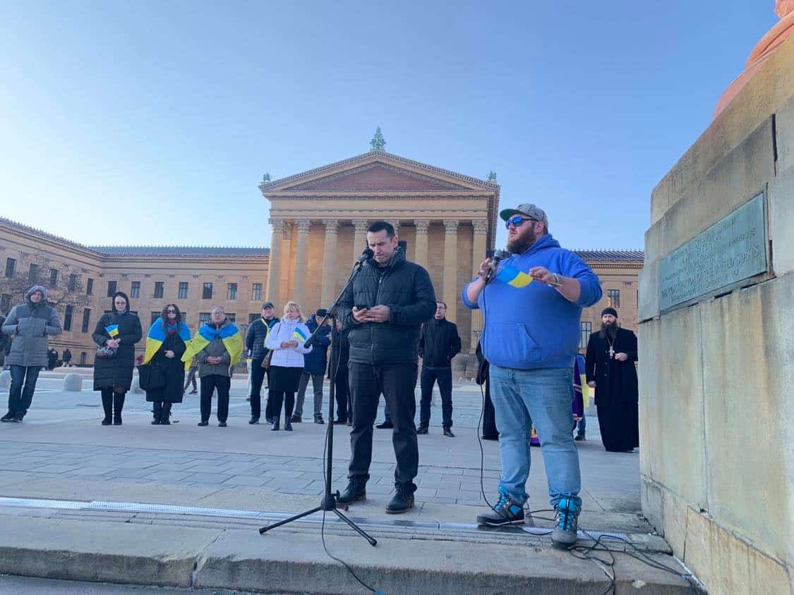 В центрі Філадельфії, США, відбулася молитва за Україну