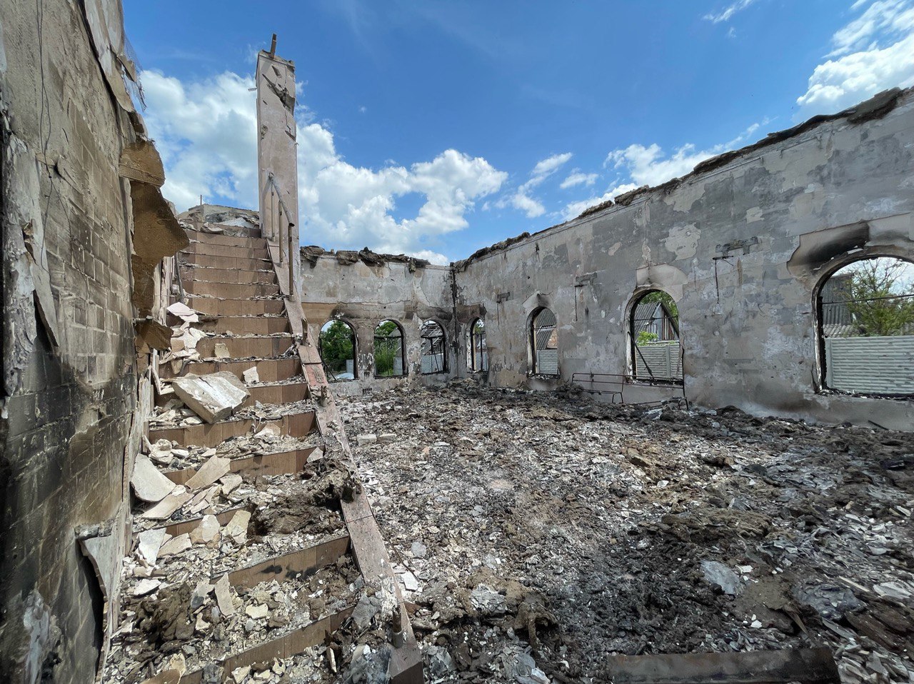 Обстріл дому молитви в Оріхові