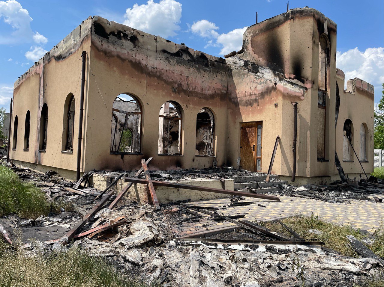 Обстріл дому молитви в Оріхові