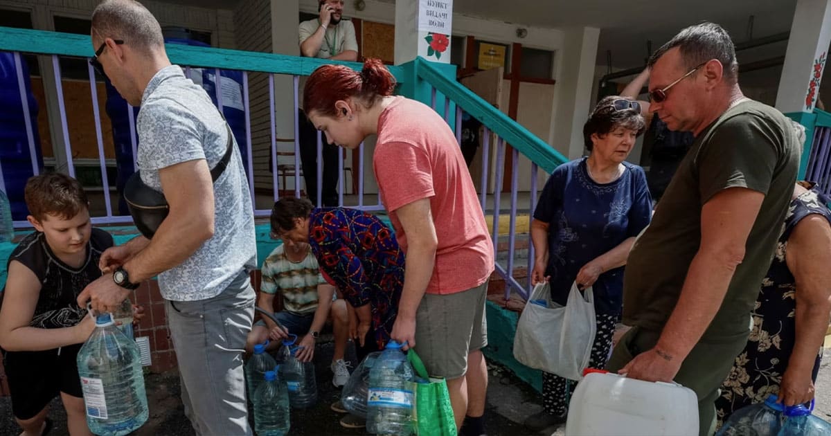 Каховська ГЕС руйнування