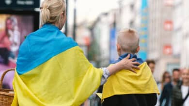 про життя українських біженців в Європі