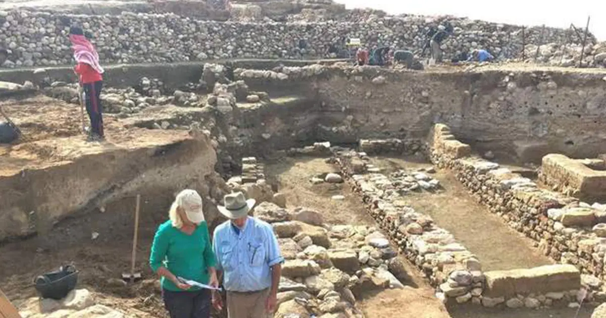 Зображення археологічних розкопок місця, де, за припущеннями, знаходилося біблійне місто Содом.