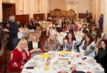 Учасниці III Всеукраїнського жіночого молитовного сніданку в Києві.