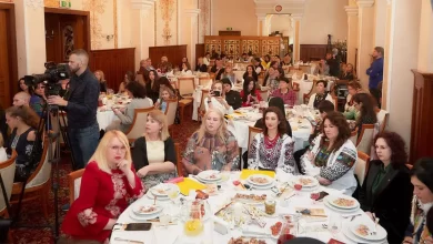 Учасниці III Всеукраїнського жіночого молитовного сніданку в Києві.