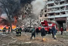 "Фото з місця російських обстрілів в Україні, грудень 2023