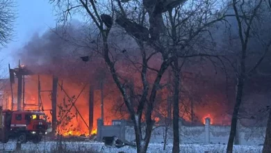 Наслідки ракетного удару в Україні