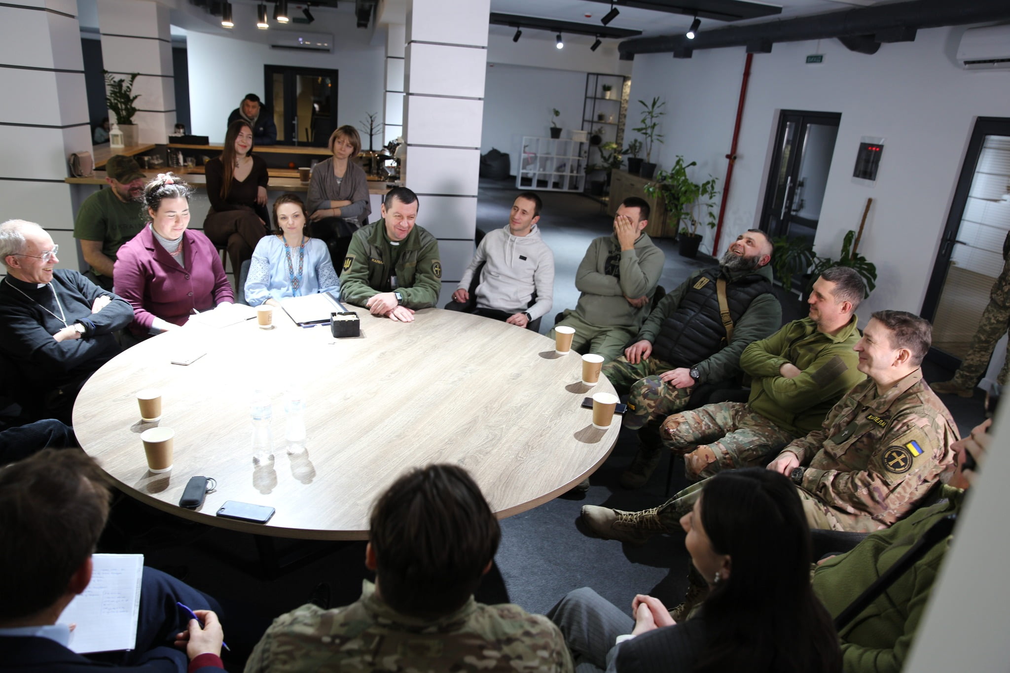 Архиєпископ Кентерберійський, Джастін Уелбі зустрівся з військовими капеланами