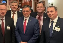 Українські релігійні лідери на зустрічі зі спікером Майком Джонсоном у Вашингтоні