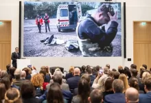 Віктор Ляшко говорить на конференції про ментальне здоров'я