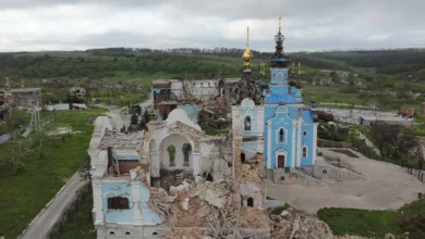 зруйновані школи лікарні церкви в Україні