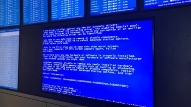 збій системи Windows