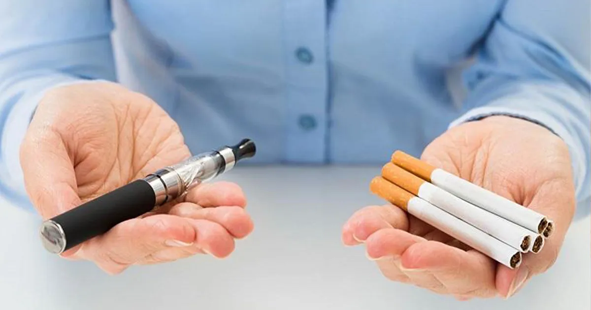 поєднання сигарет і вейпів