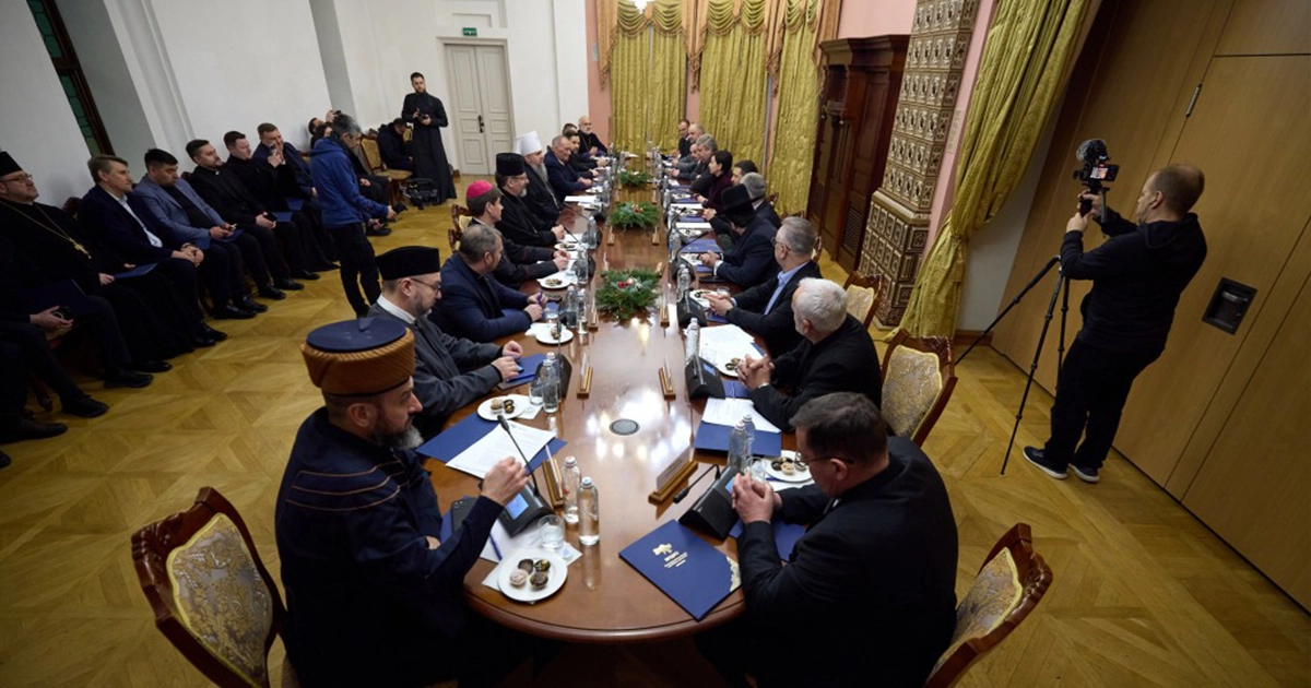 Президент Зеленський на зустрічі з представниками релігійних організацій