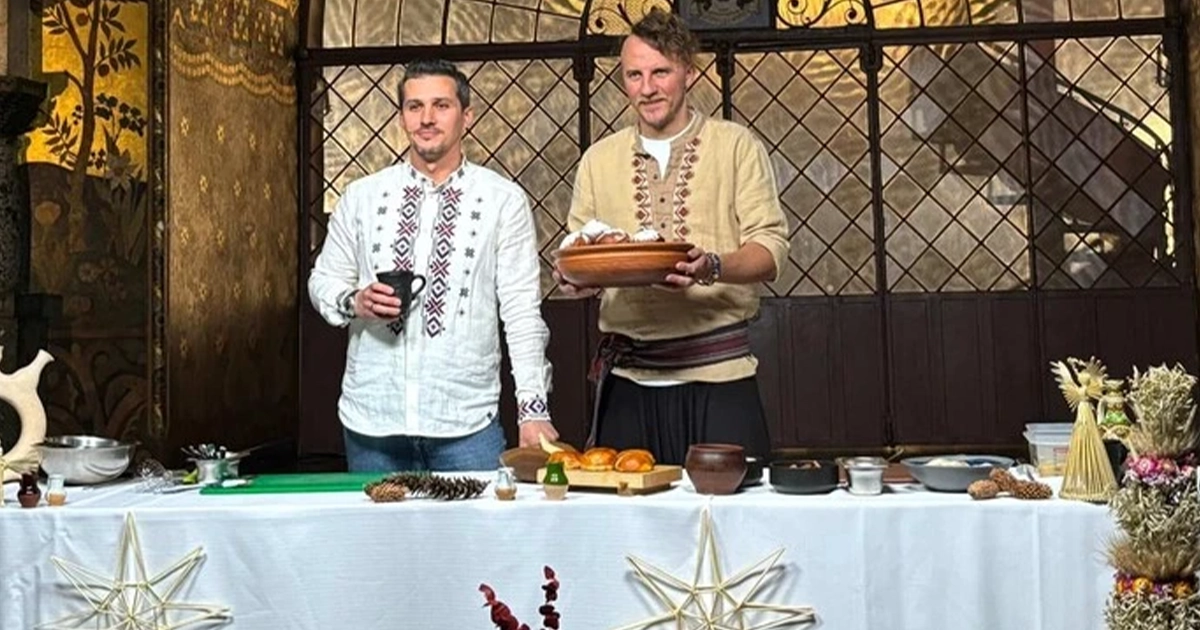 зйомки кулінарного шоу у храмі