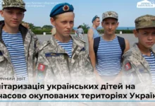 мілітаризація дітей на окупованих територіях