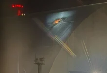 Пошкоджений дах укриття 4-го енергоблоку Чорнобильської АЕС