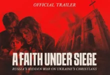 Кадр із фільму «Віра під облогою», що показує переслідування євангельських християн в Україні.