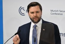 Віце-президент США Джей Ді Ванс виступає в Мюнхені з критикою обмеження свободи слова та релігійних переслідувань