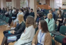 Учасники конференції „Посвята глухим” в Ірпінській біблійній семінарії під час навчальної сесії