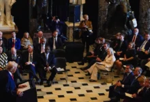 Дональд Трамп виступає на Національному молитовному сніданку у Капітолії