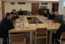 Представники ВРЦіРО під час зустрічі з єпископом Євангелічно-Аугсбурзької Церкви Польщі у Києві