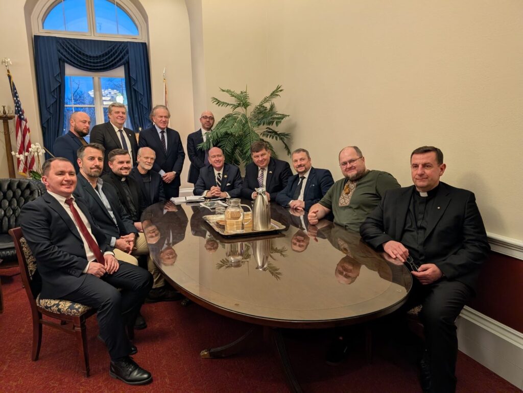 Делегація Ради Євангельських Протестантських Церков України під час зустрічі у Вашингтоні