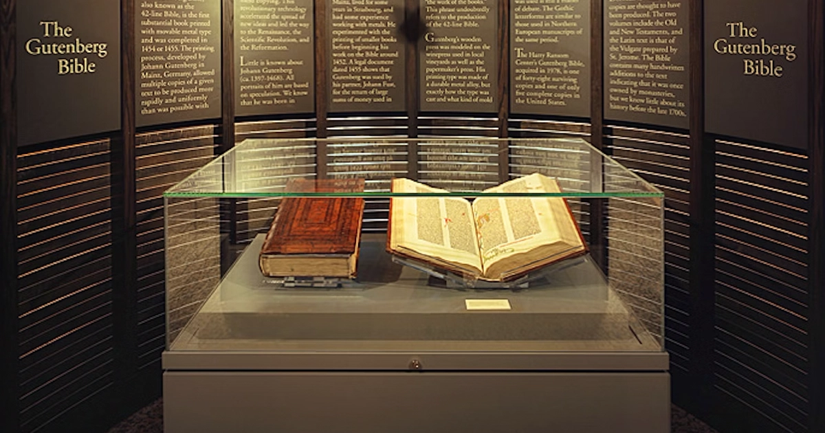 Перша друкована Біблія Гутенберга
