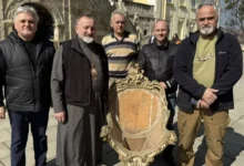 сторичне крісло митрополита Шептицького, повернуте до Львова