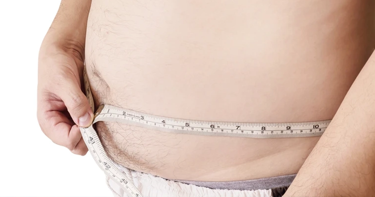 Чоловік із зайвою вагою