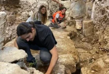 Розкопки під Храмом Гробу Господнього в Єрусалимі, березень 2025