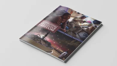 Обкладинка Щорічної доповіді USCIRF 2025 про релігійну свободу у світі