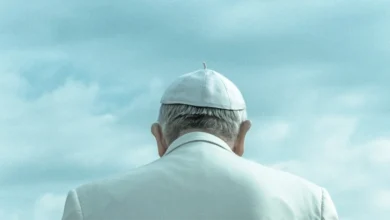 Папа Франциск під час звернення до публіки