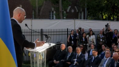 Прем’єр-міністр Шмигаль виступає у Вашингтоні з промовою про жертви серед мирного населення