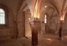 Стародавні написи паломників на стінах Горниці Тайної вечері в Єрусалимі