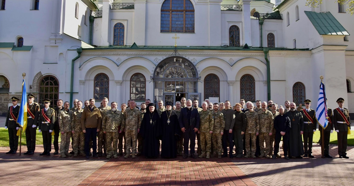 Урочиста церемонія випуску військових капеланів у Софії Київській